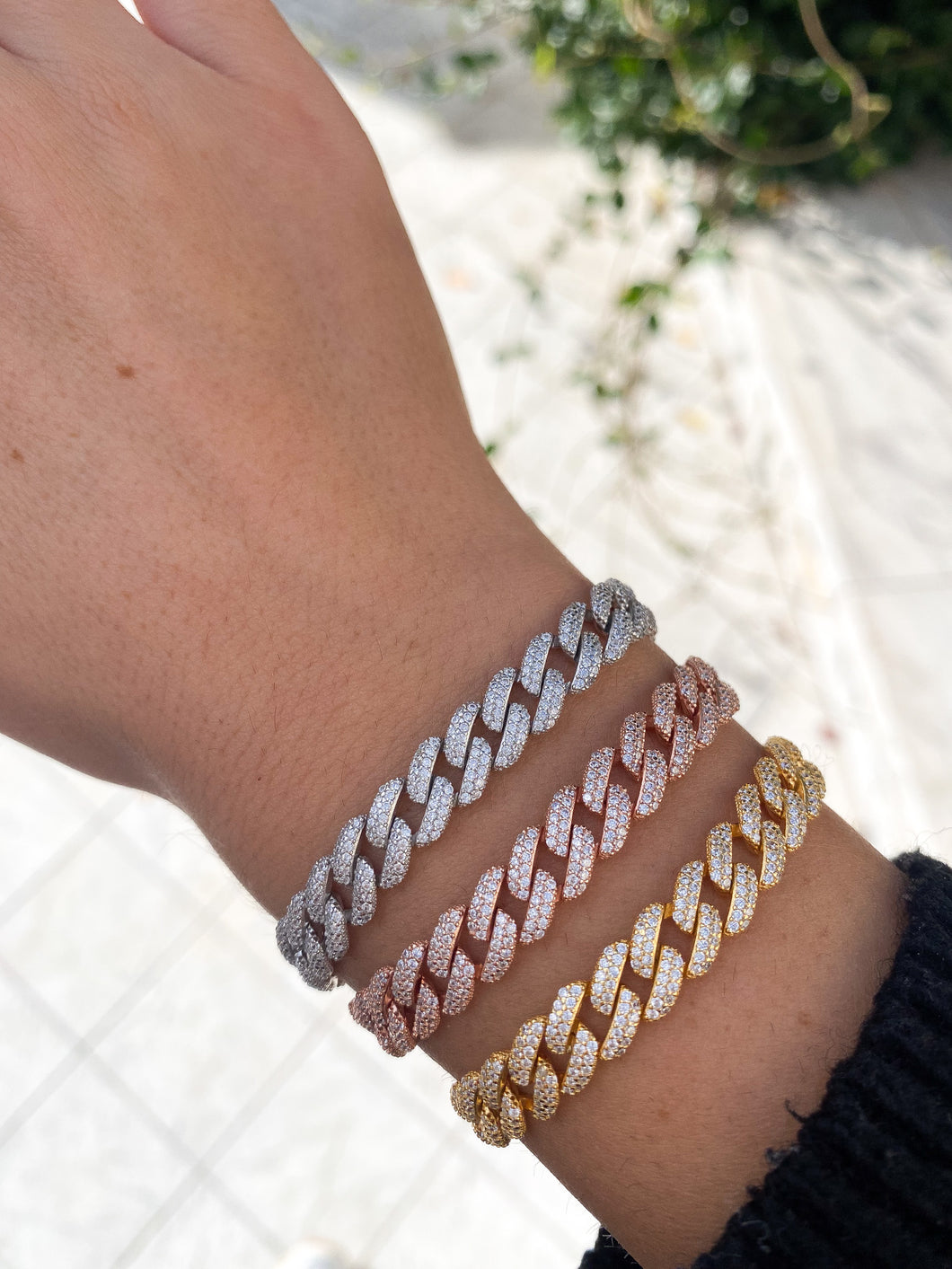 Bracciale Groumette con Zirconi